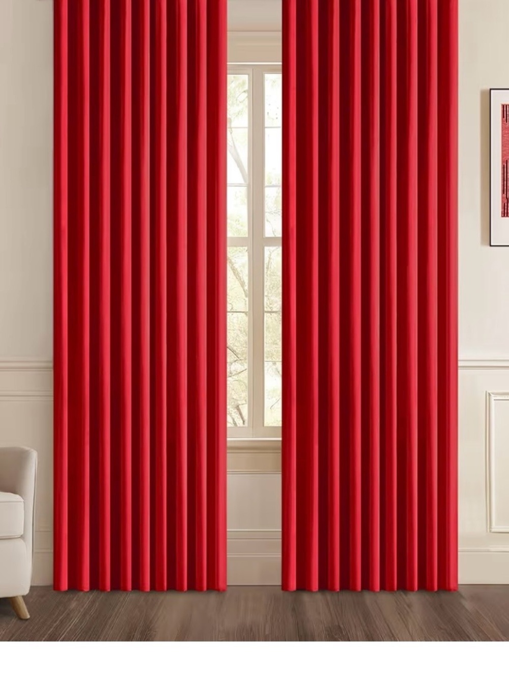 Red light blocking Curtain Panels - Unbranded